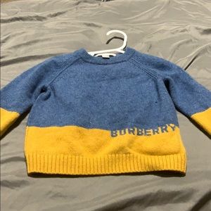Burberry kids boy sweater size 2y